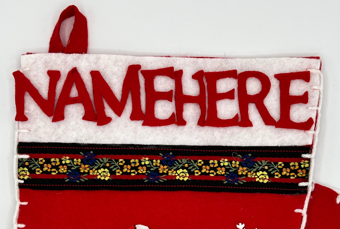 Gnomes + Snowmen Christmas Stocking