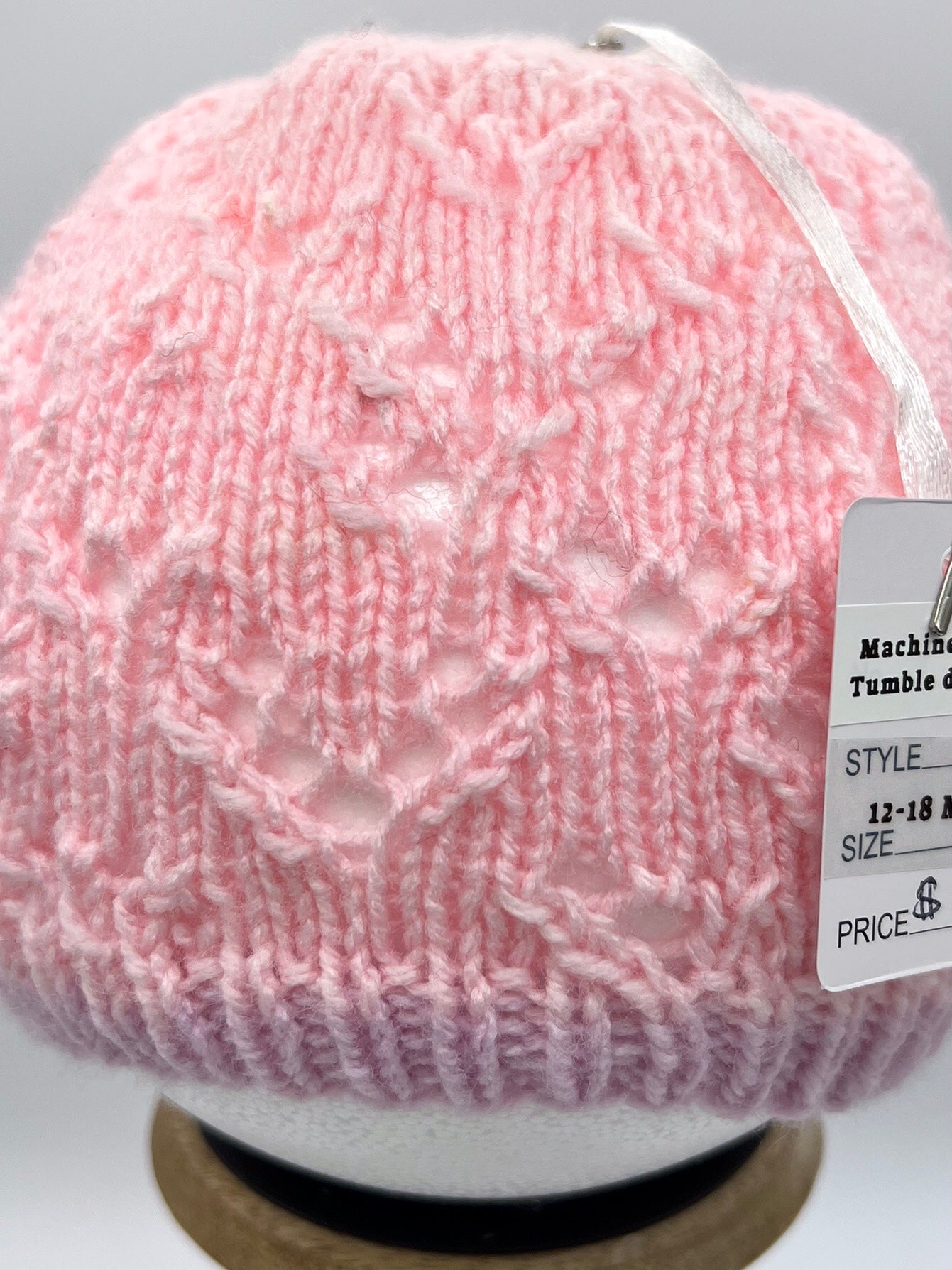 Toddler Lace Pattern Hat